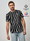 Мужская базовая футболка / Zebra Camouflage