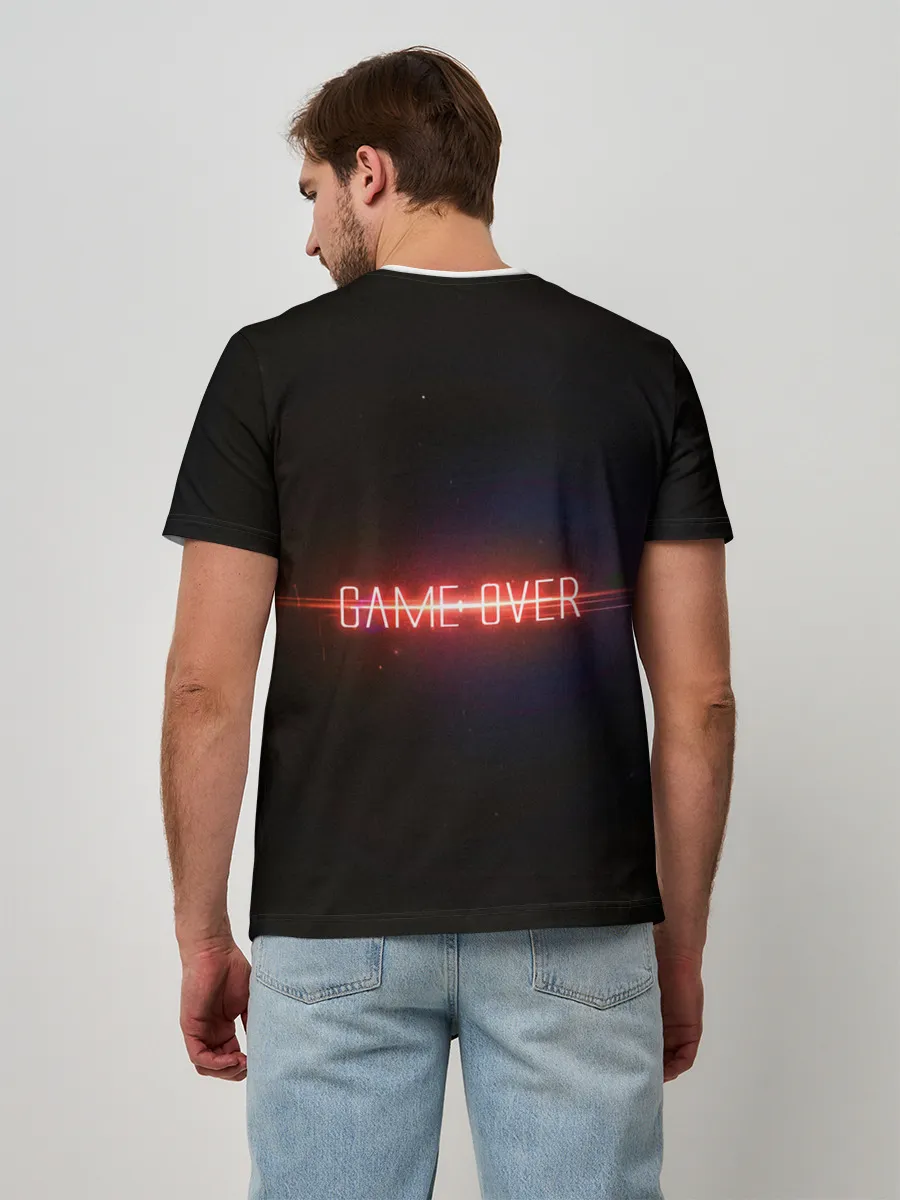 Мужская базовая футболка / Старт - игра окончена