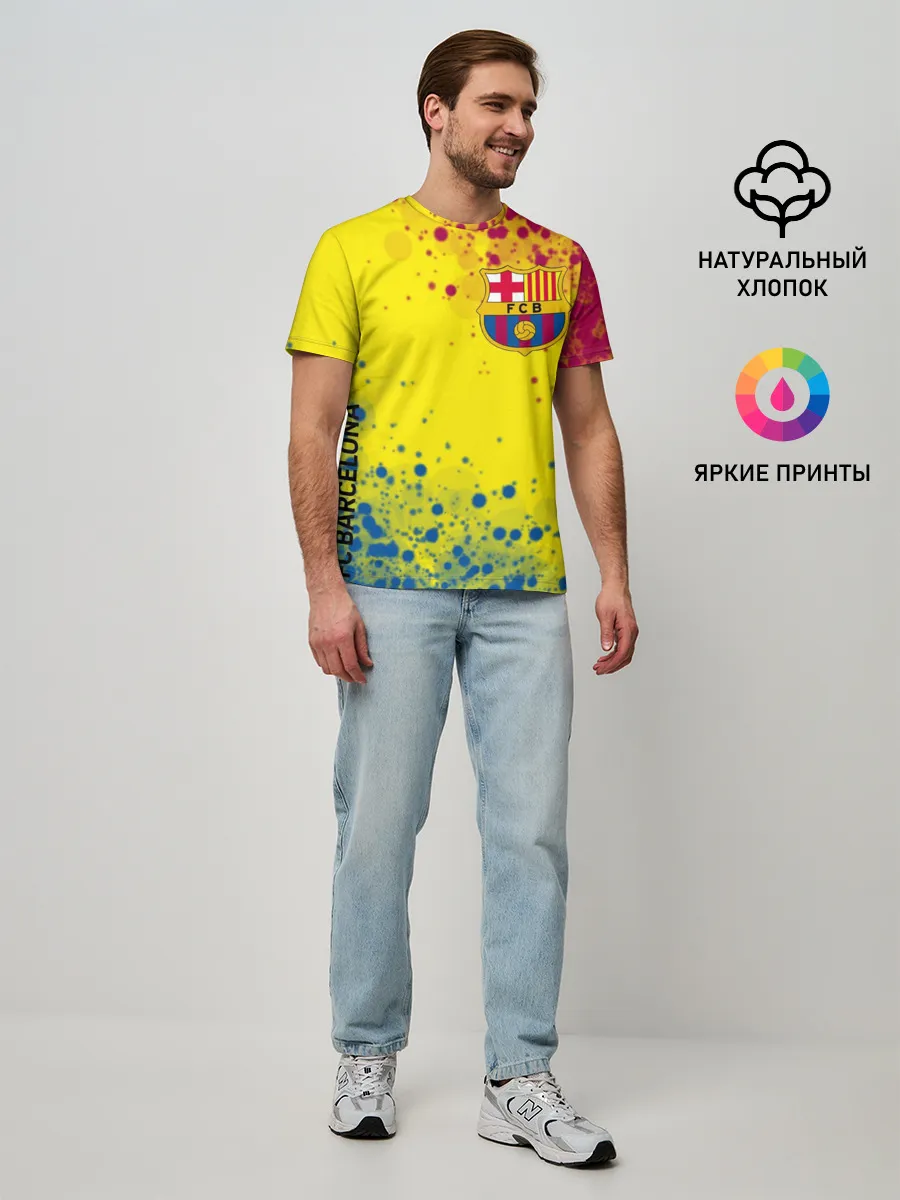 Мужская базовая футболка / Barcelona