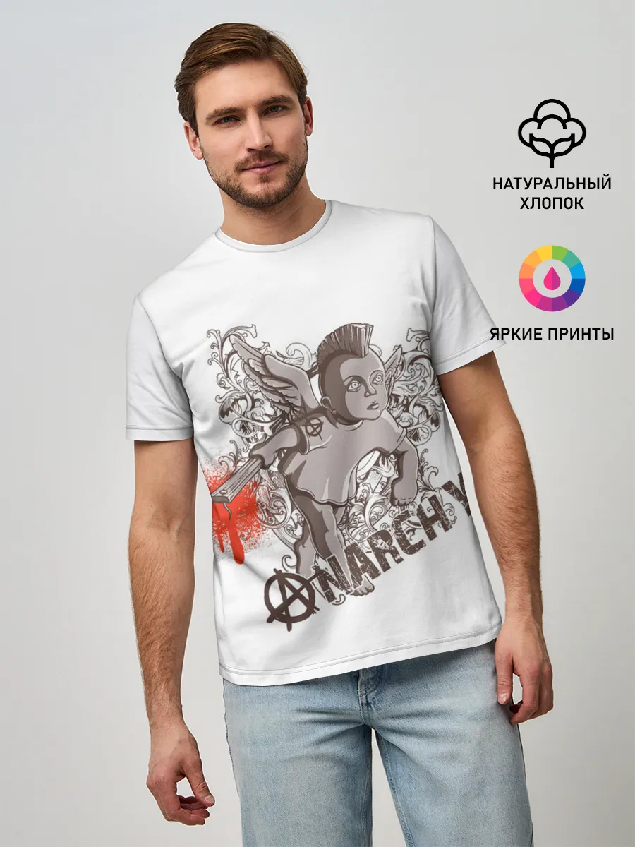 Мужская базовая футболка / АНГЕЛ АНАРХИИ