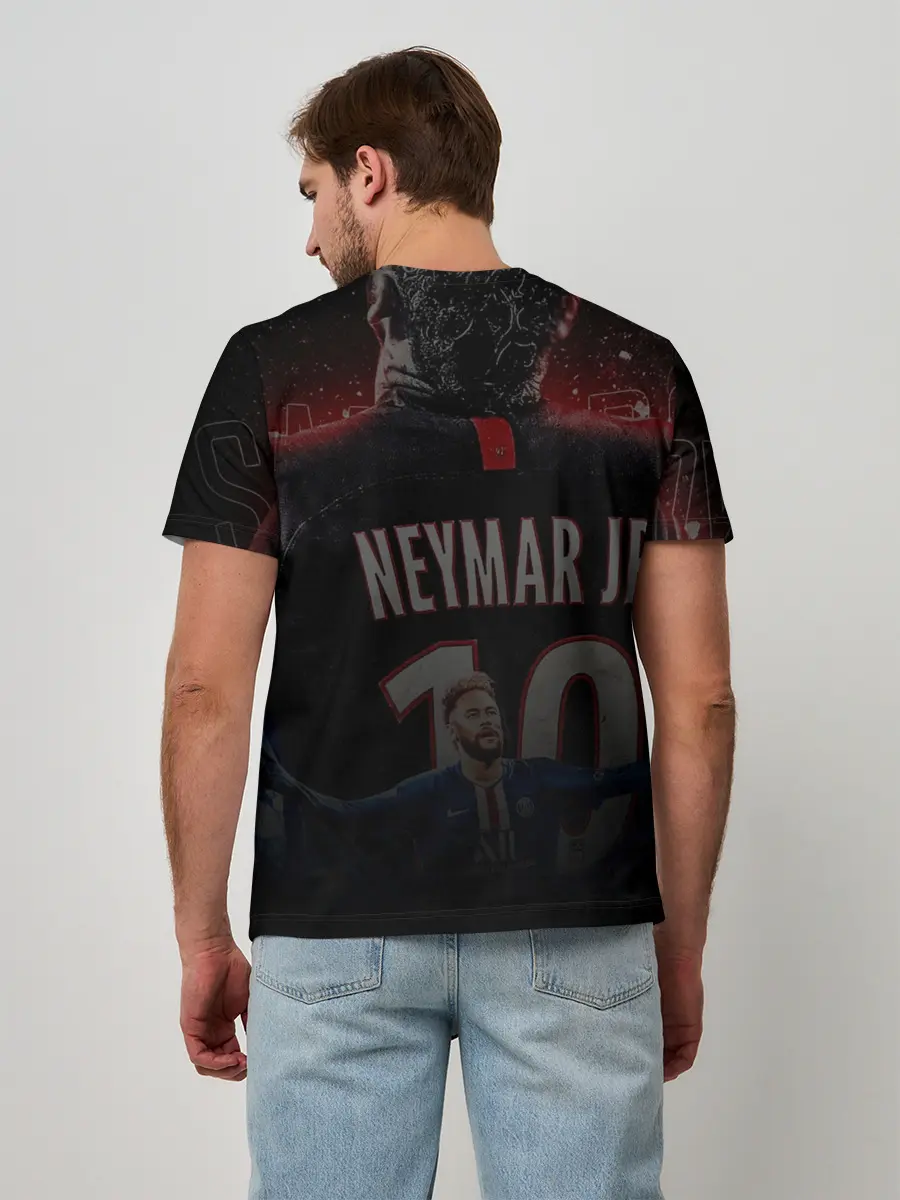 Мужская базовая футболка / НЕЙМАР / NEYMAR / ПСЖ