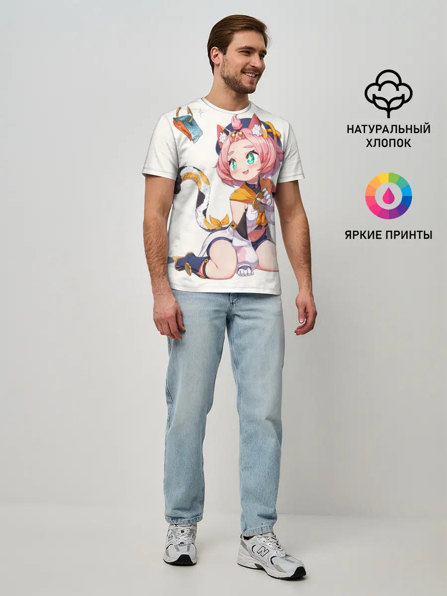 Мужская базовая футболка / Diona Katzlein Cocktail