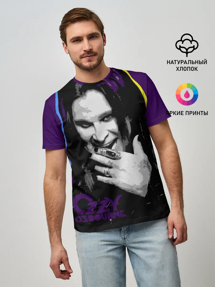 Мужская базовая футболка / Ozzy Osbourne, Оззи Осборн
