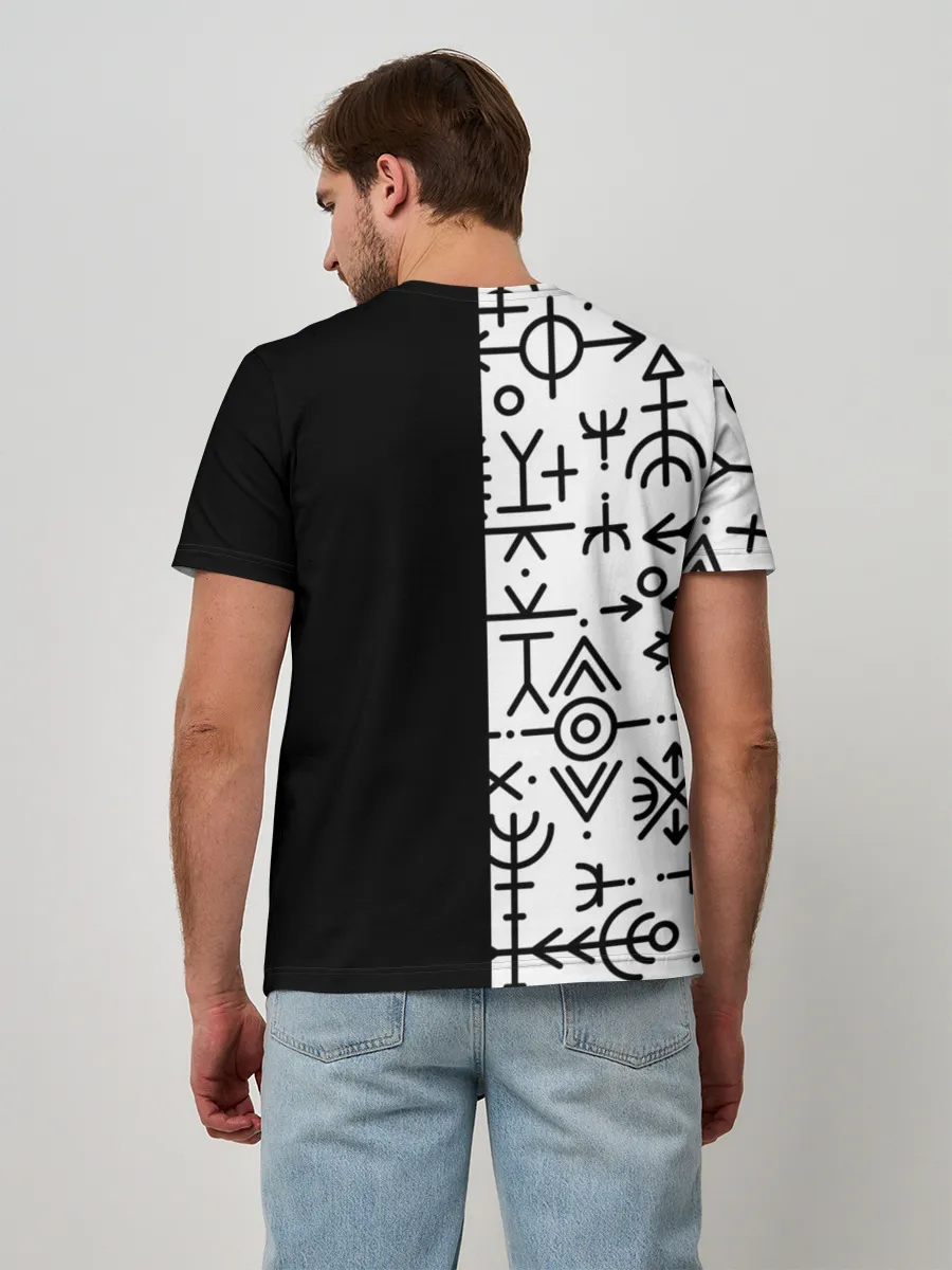 Мужская базовая футболка / ПАТТЕРН РУНЫ | RUNES