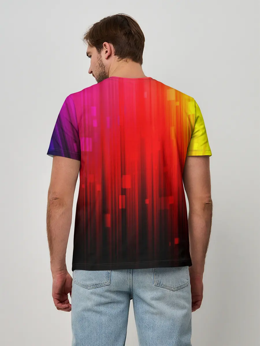 Мужская базовая футболка / АБСТРАКТНЫЕ КРАСКИ