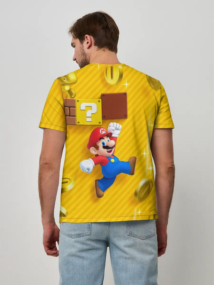 Мужская базовая футболка / Супер Марио