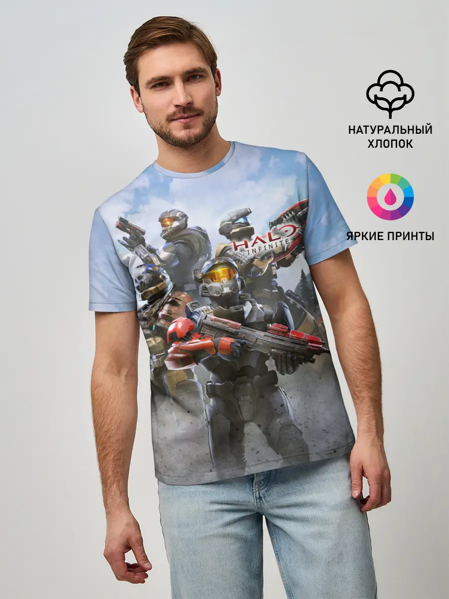 Мужская базовая футболка / Halo Infinite
