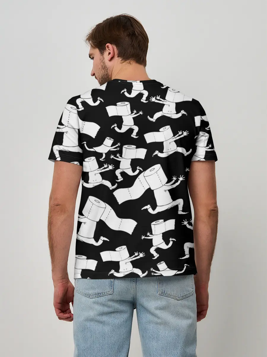 Мужская базовая футболка / Коронавирус