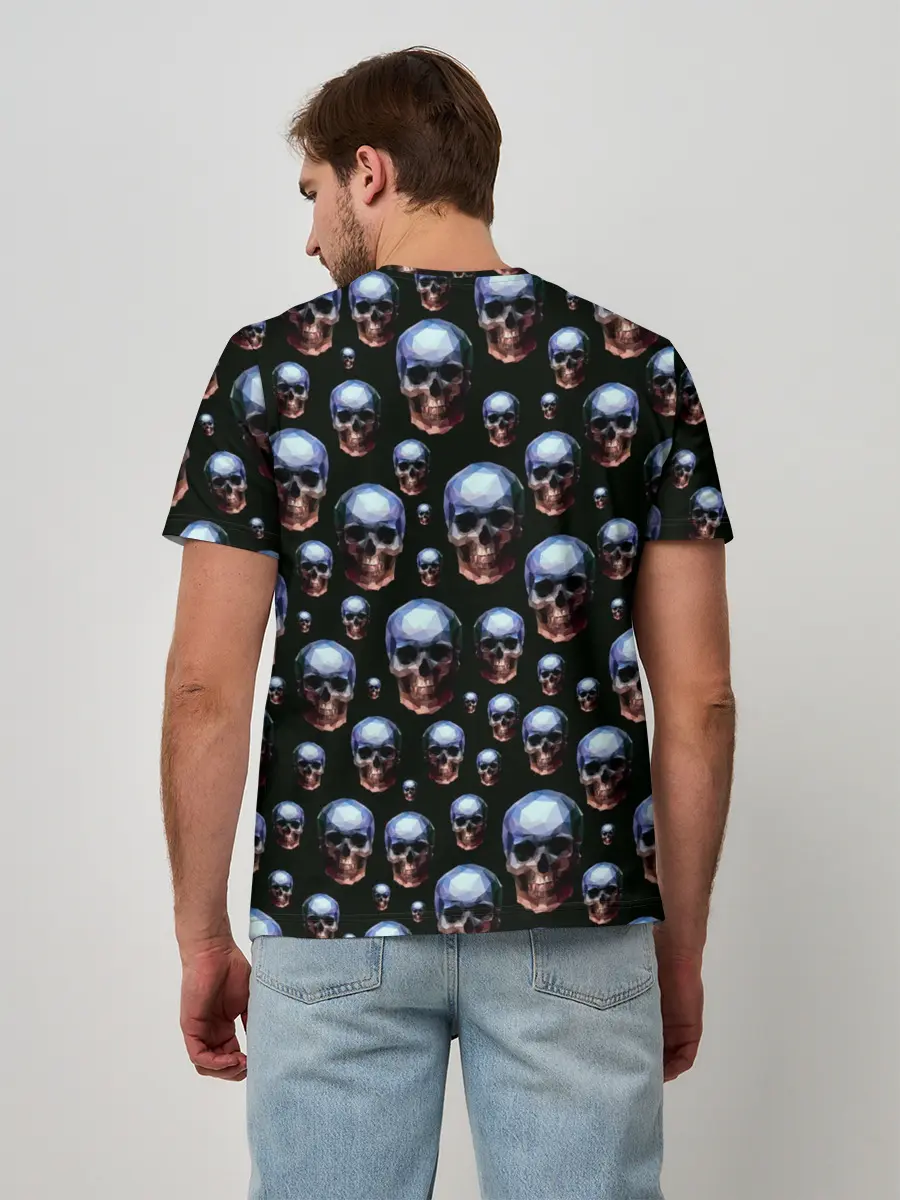Мужская базовая футболка / Череп