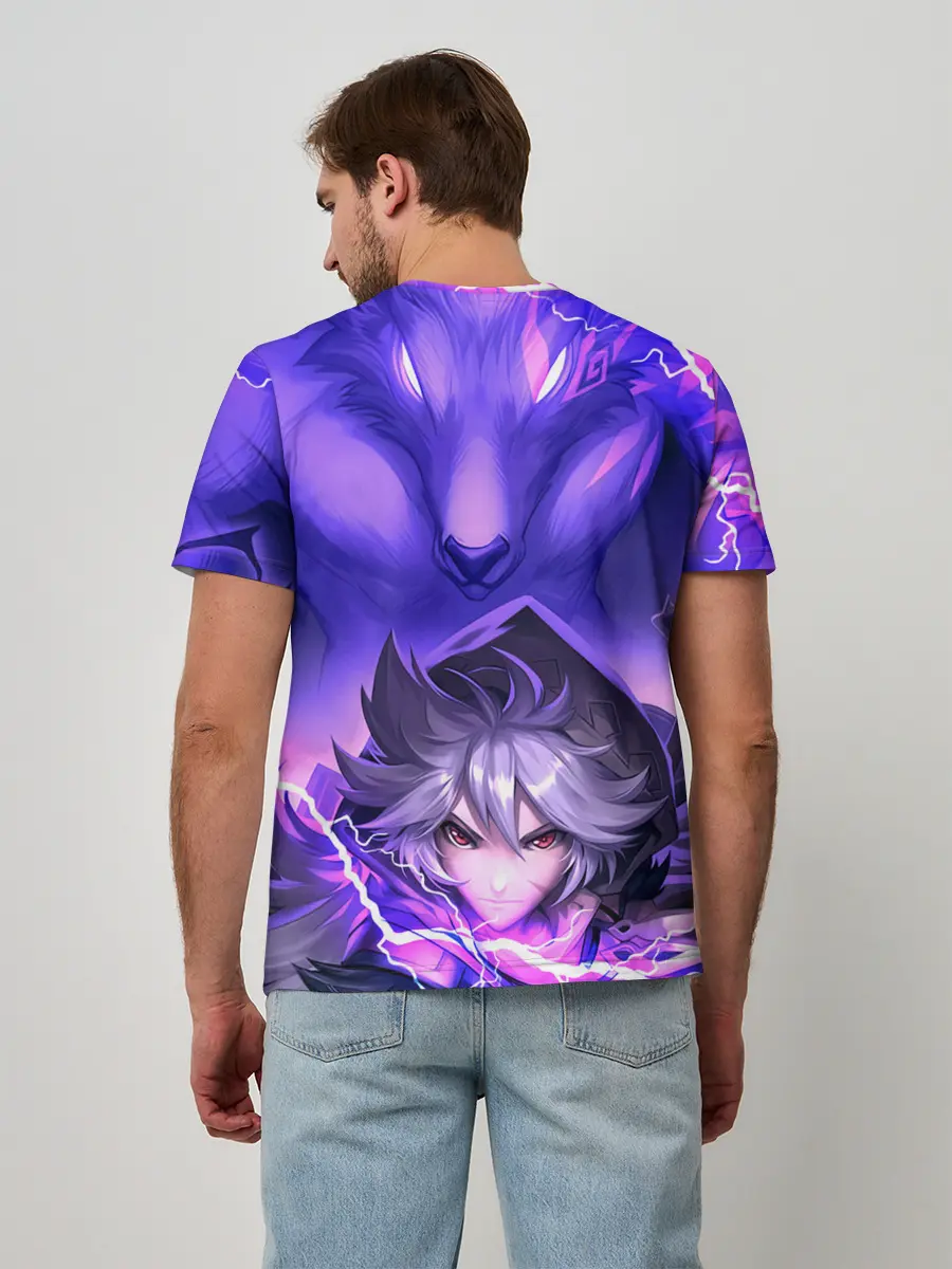 Мужская базовая футболка / Рэйзор | Genshin Impact | Геншин Импакт