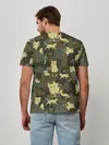 Мужская базовая футболка / Кошачий камуфляж