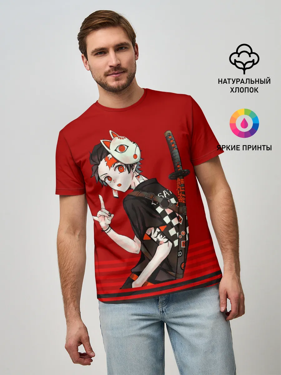 Мужская базовая футболка / Kimetsu no Yaiba