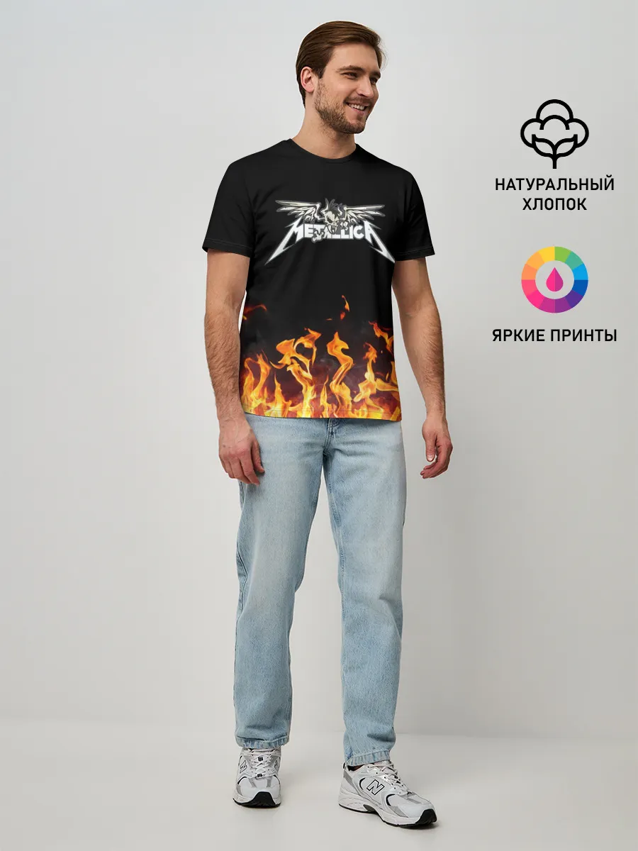 Мужская базовая футболка / Metallica
