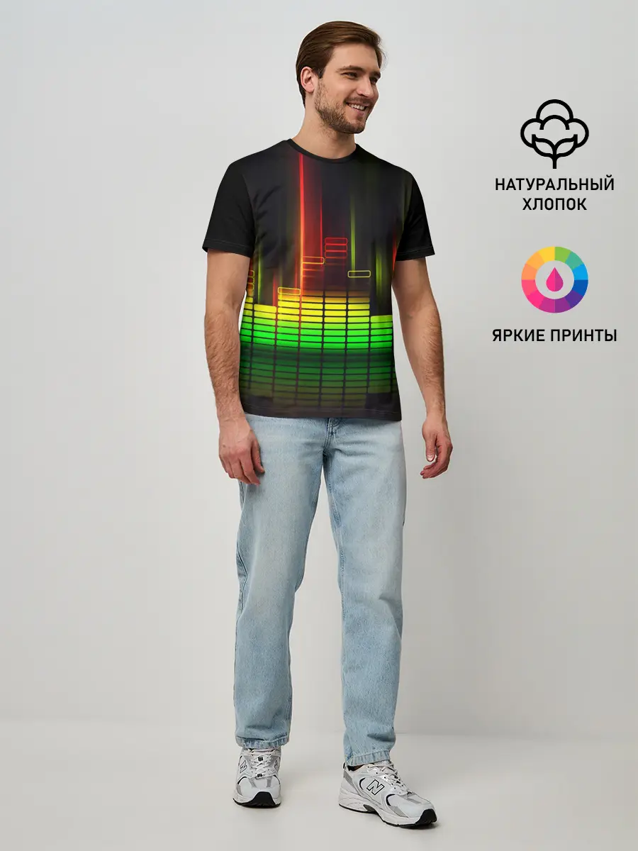 Мужская базовая футболка / эквалайзер