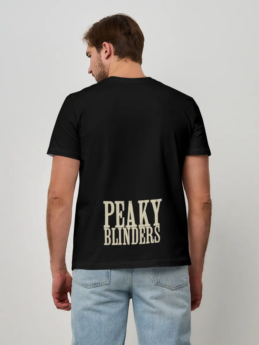 Мужская базовая футболка / Острые козырьки