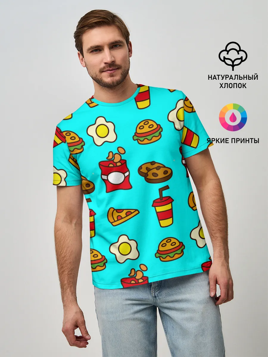 Мужская базовая футболка / Вкусняхи из Макдака!