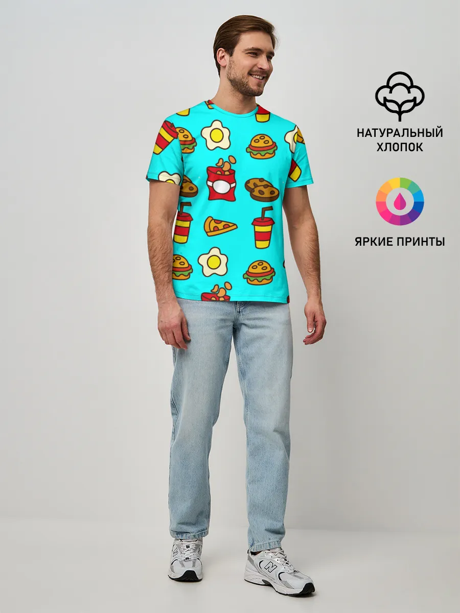 Мужская базовая футболка / Вкусняхи из Макдака!