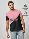 Мужская базовая футболка / Black Pink