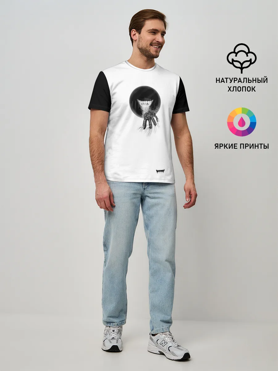 Мужская базовая футболка / Yami: cell 3D