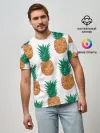Мужская базовая футболка / Ананасовый арт