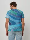 Мужская базовая футболка / Морская волна