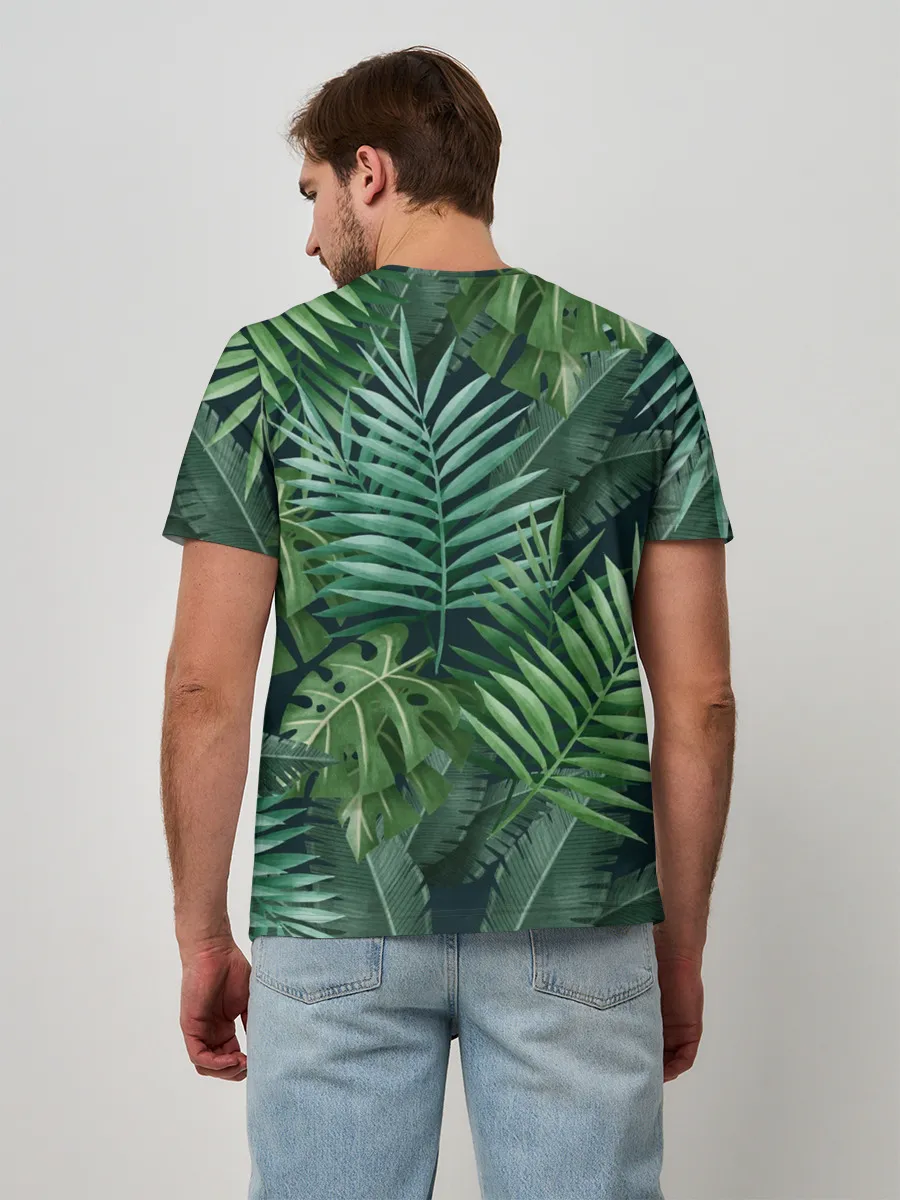 Мужская базовая футболка / Тропики