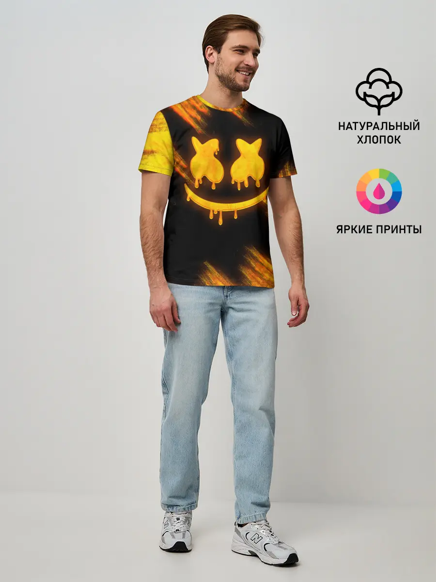 Мужская базовая футболка / Marshmello