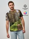 Мужская базовая футболка / Лес мой храм