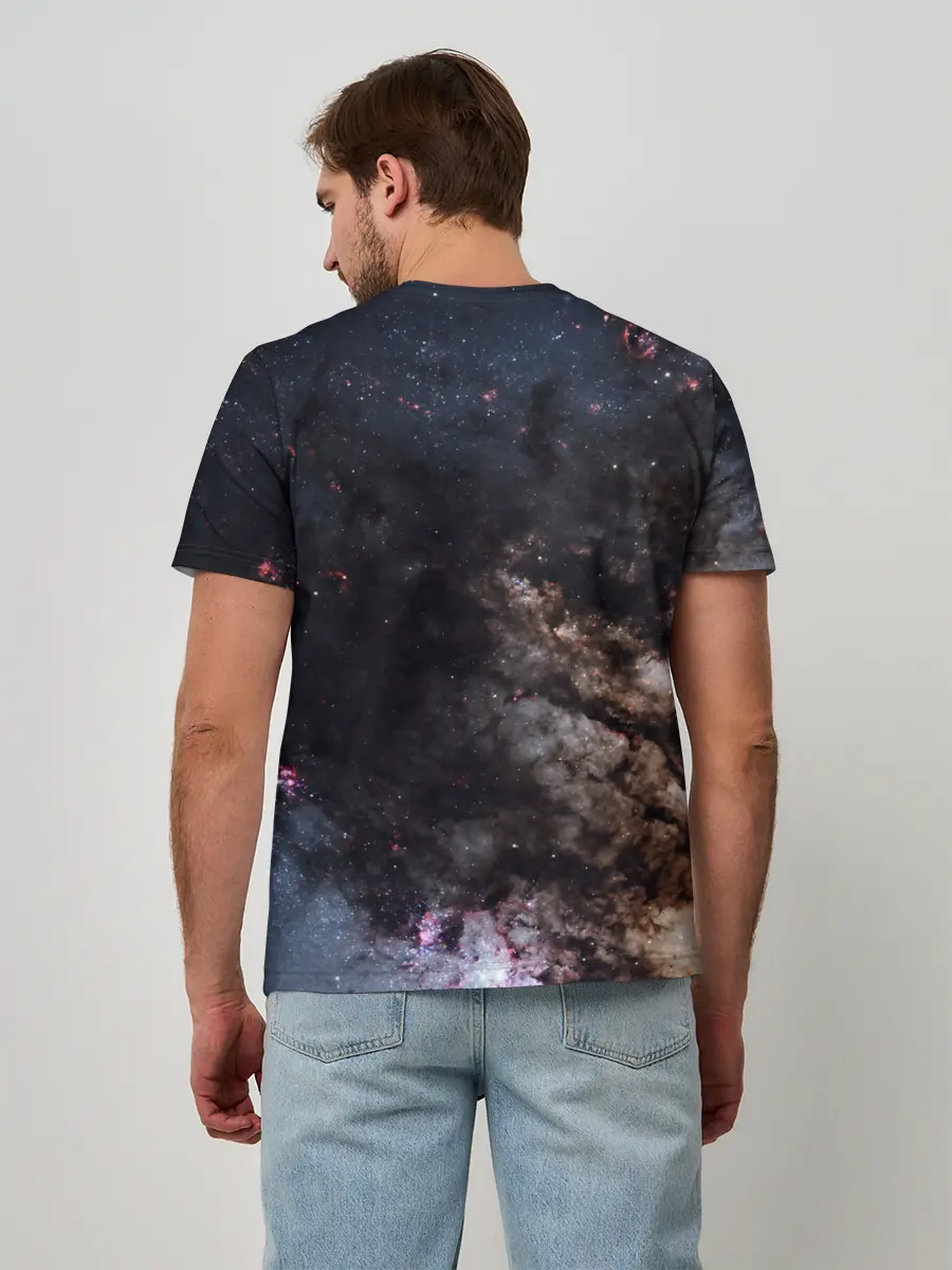Мужская базовая футболка / МЛЕЧНЫЙ ПУТЬ