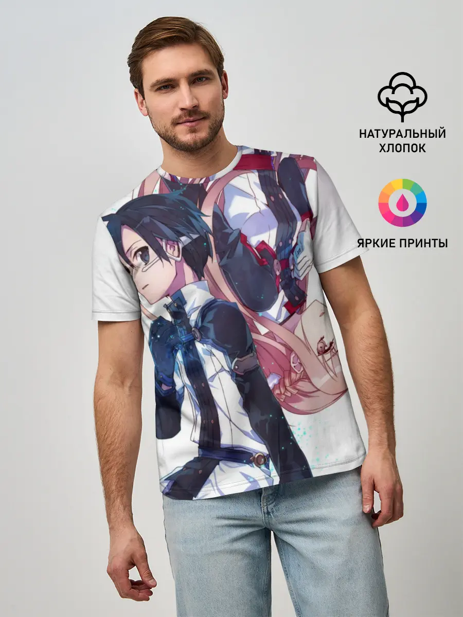 Мужская базовая футболка / Мастера Меча Онлайн