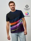 Мужская базовая футболка / NEON STRIPES