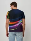 Мужская базовая футболка / NEON STRIPES