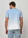 Мужская базовая футболка / Небесно-голубой градиент