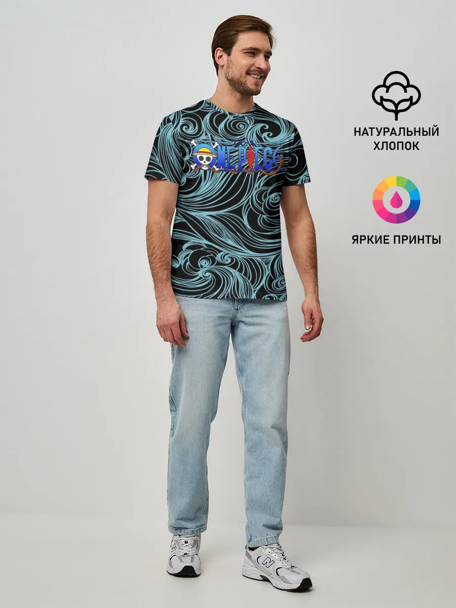 Мужская базовая футболка / Ван Пис | One Piece