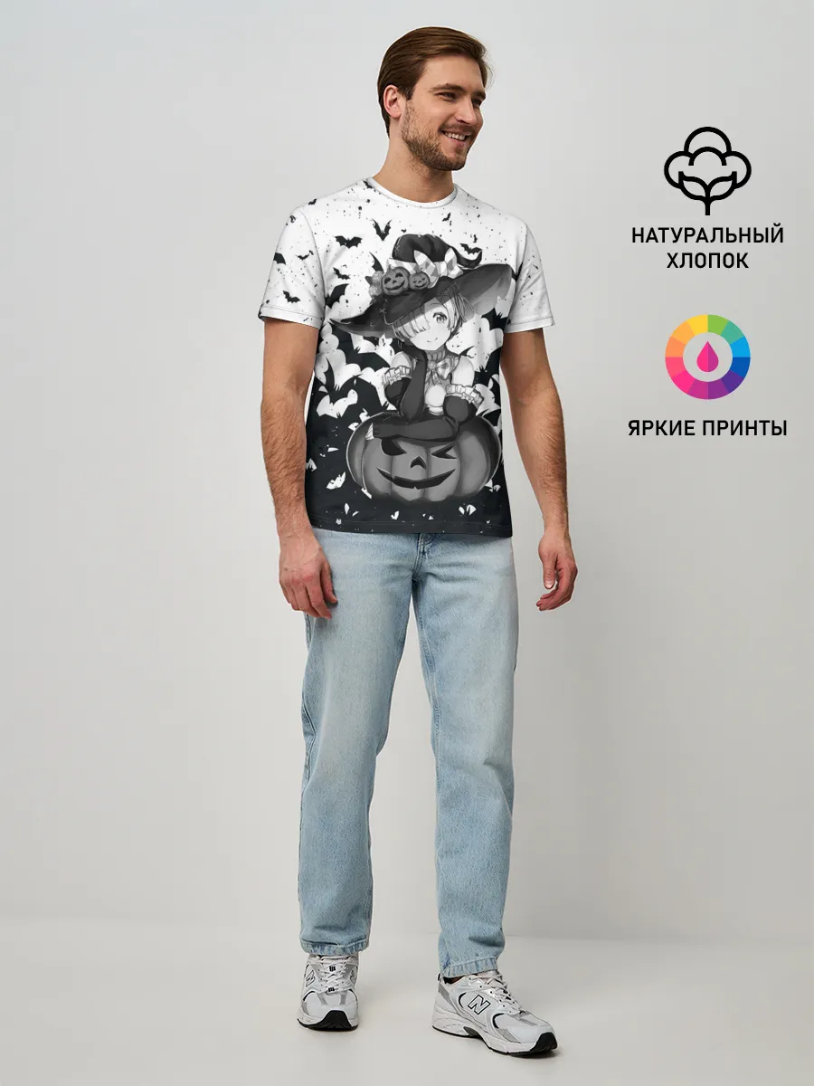 Мужская базовая футболка / Re:Zero | Рем