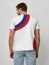 Мужская базовая футболка / Россия Триколор