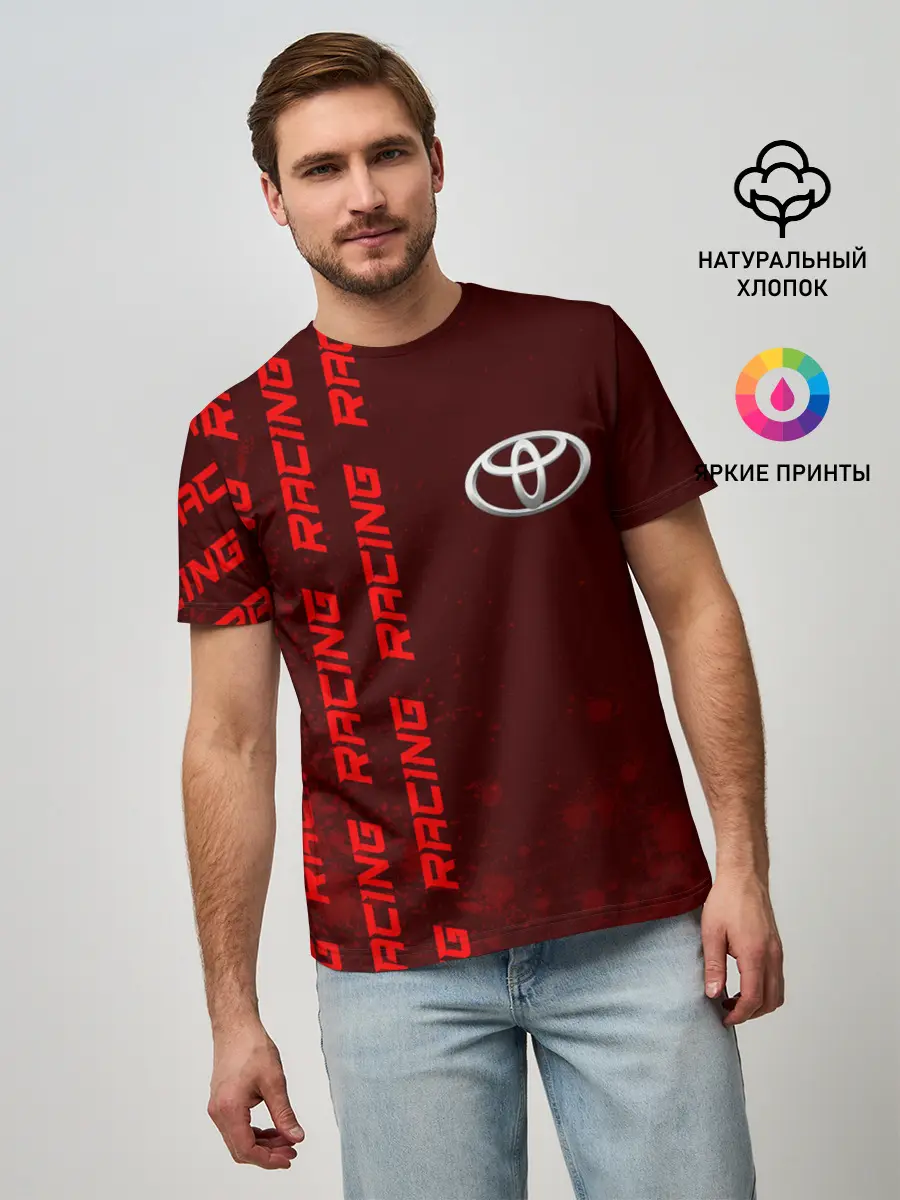 Мужская базовая футболка / Тойота - Pro Racing