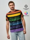 Мужская базовая футболка / Радуга