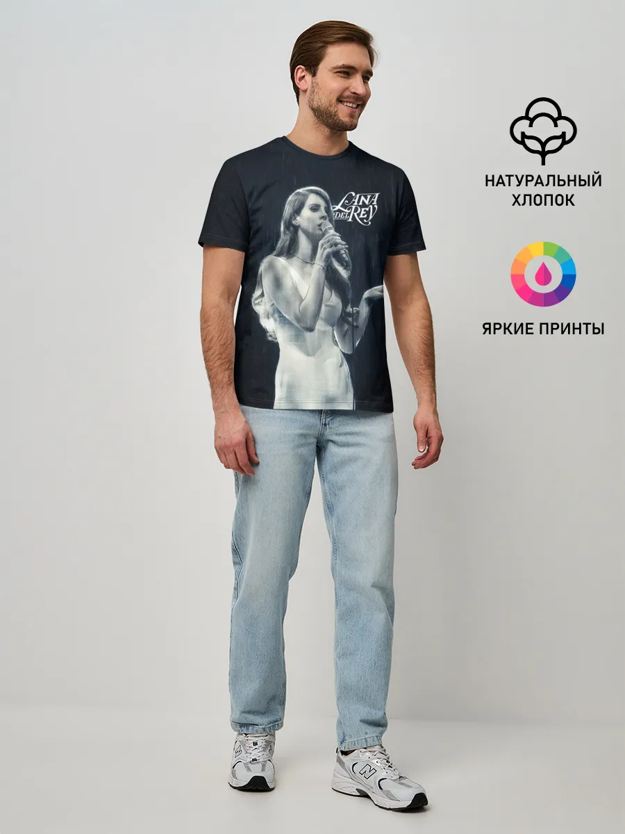Мужская базовая футболка / Лана Дель Рей