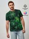 Мужская базовая футболка / Тропическая листва | Тропики