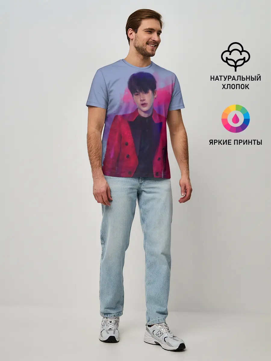 Мужская базовая футболка / Kim Seokjin