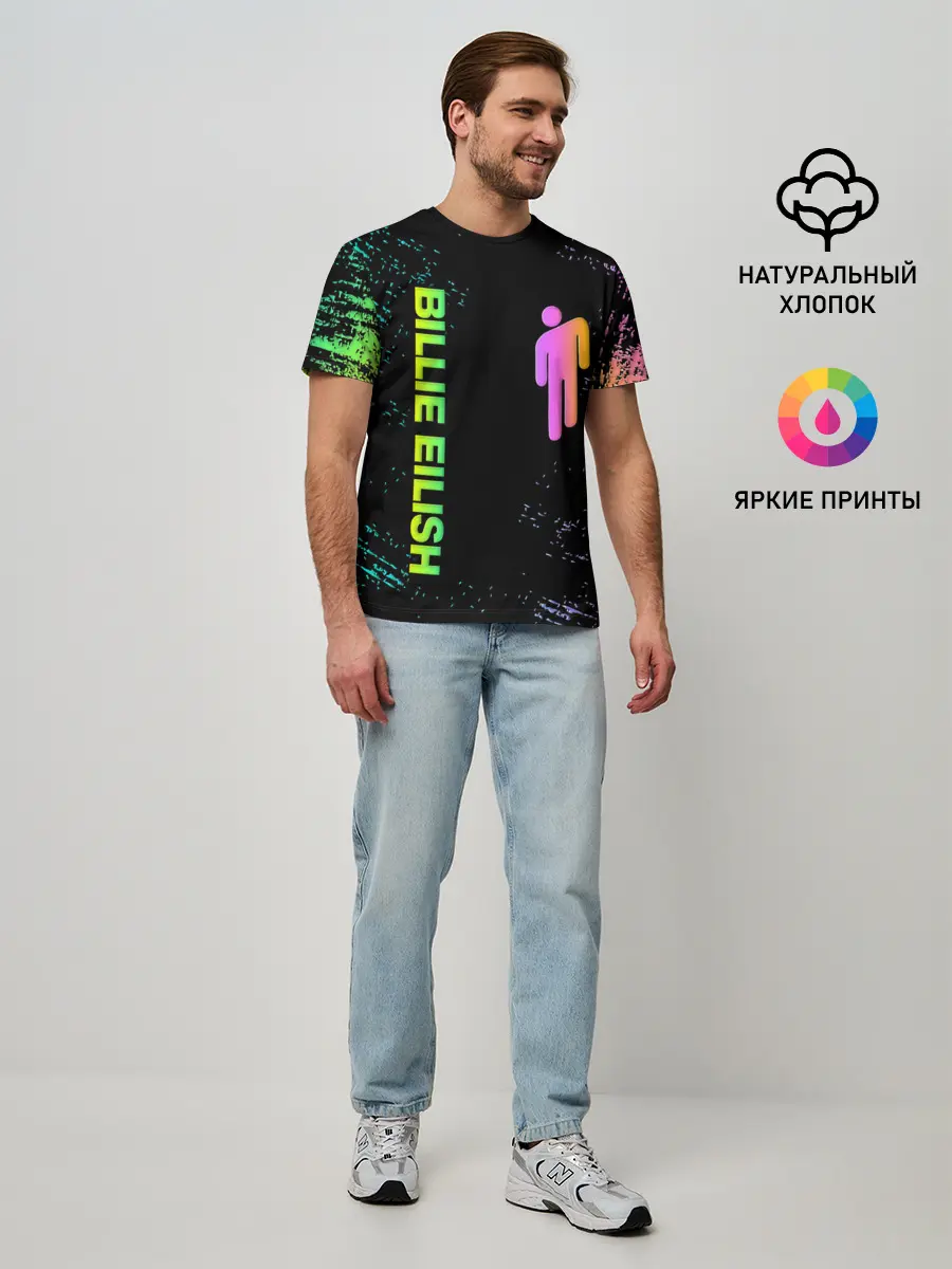 Мужская базовая футболка / BILLIE EILISH