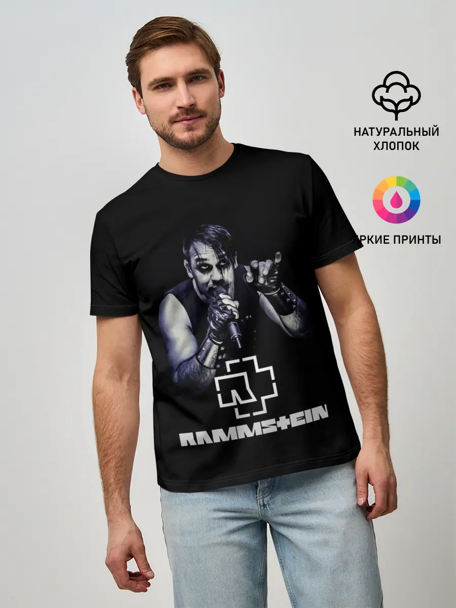 Мужская базовая футболка / Rammstein