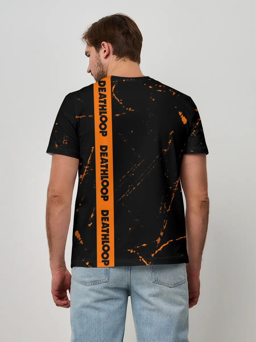 Мужская базовая футболка / Deathloop - Grunge