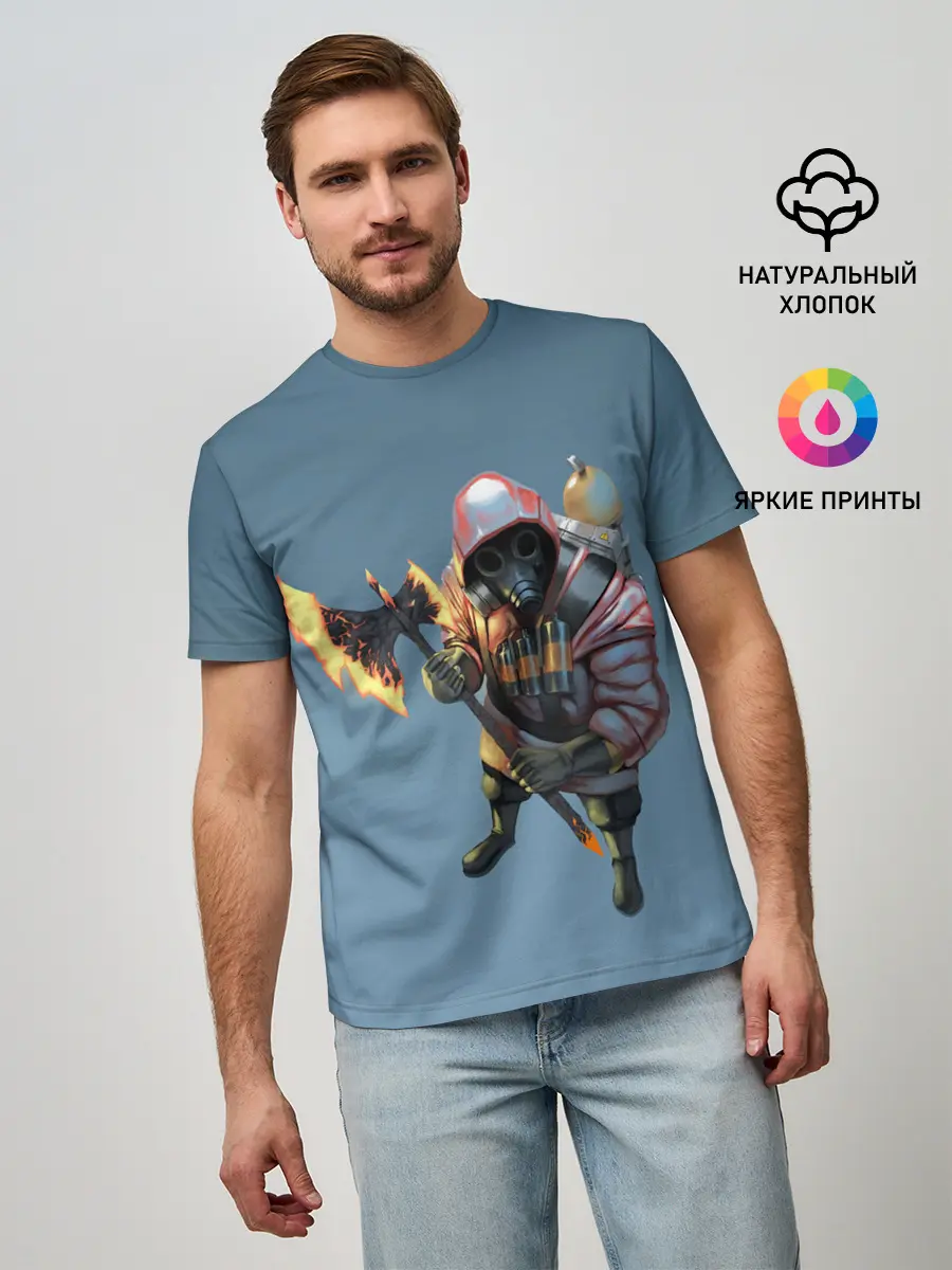 Мужская базовая футболка / Pyro