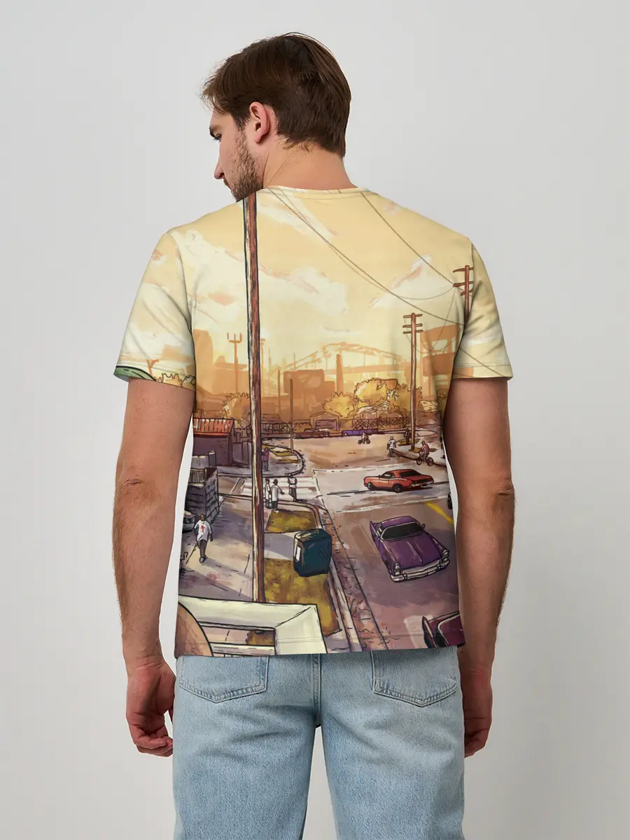 Мужская базовая футболка / GTA San Andreas