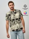 Мужская базовая футболка / Черепа