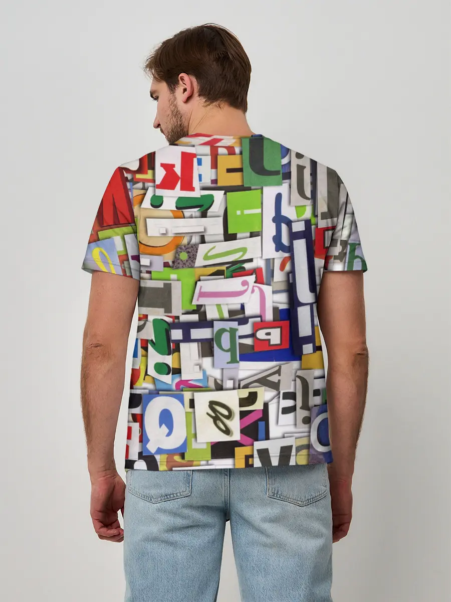Мужская базовая футболка / АЛФАВИТ