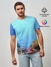 Мужская базовая футболка / Подводный мир