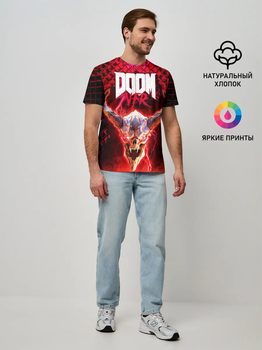 Мужская базовая футболка / Doom Enternal